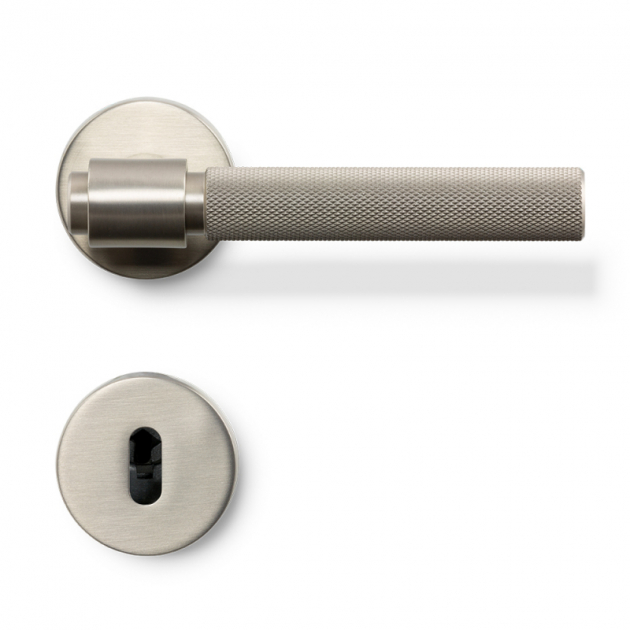 Door handle Helix 200 - Stainless steel look in the group Products / Door handles / Door handles at Beslag Design i Båstad Aktiebolag (dorrhandtag-helix-rostfri)