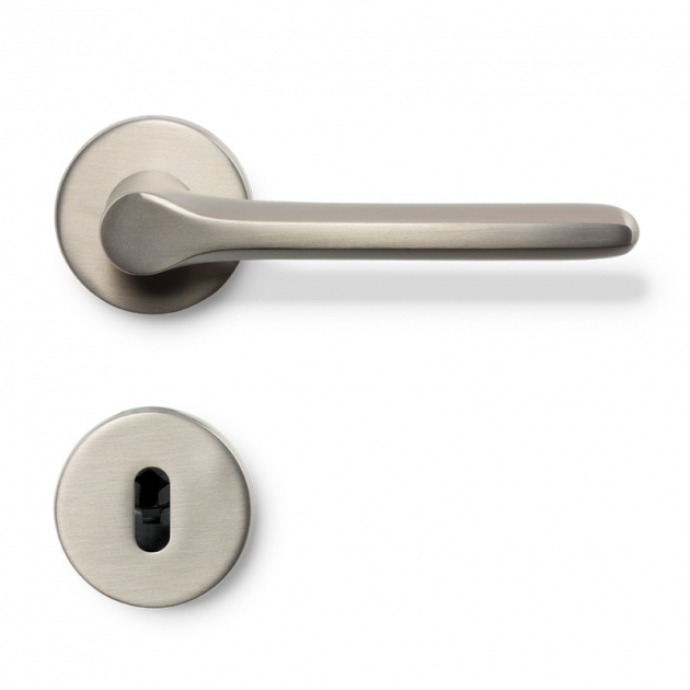Door handle Sintra - Stainless steel look in the group Products / Door handles / Door handles at Beslag Design i Båstad Aktiebolag (dorrhandtag-sintra-rostfr)