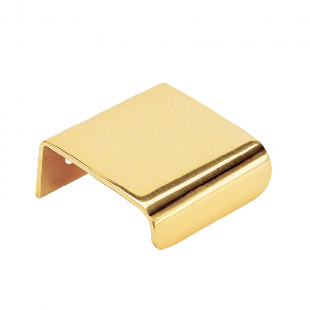 Handle Lip - Polished brass in the group Products / Handles / Profile handle at Beslag Design i Båstad Aktiebolag (handtag-lip-massing)