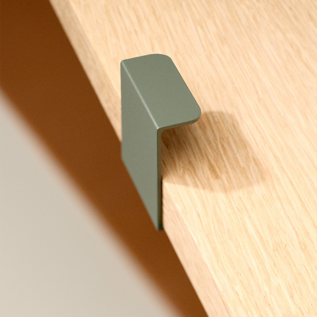 Handle Hide - Toniton Ash Green in the group Products / Handles / Profile handle at Beslag Design i Båstad Aktiebolag (hide-ashgreen)