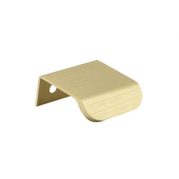 Profile handle Roundy - Brushed brass in the group Products / Handles / Profile handle at Beslag Design i Båstad Aktiebolag (htg-roundy-massing)