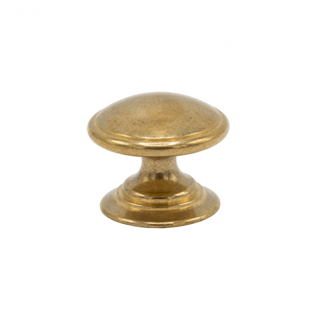 Knob 24466 - Untreated Brass in the group Products / Knobs at Beslag Design i Båstad Aktiebolag (knopp-24466-obeh.-massing)