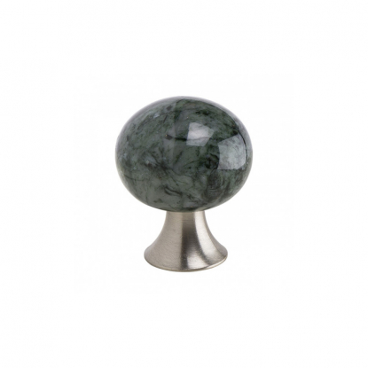Knob Bead Straight - 28mm - Marble/green