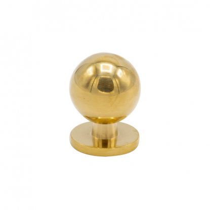 Cabinet Knob Solliden - 25mm - Polished Untreated Brass