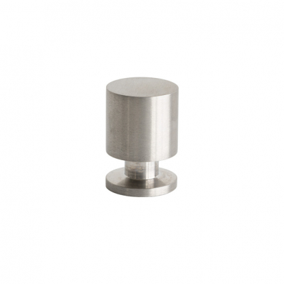 Knob Solo - 21mm - Brushed stainless steel