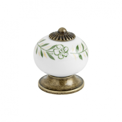Knob 8131 - 33mm - Green/Antique