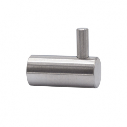Stay - Single hook - Brushed stainless stelel