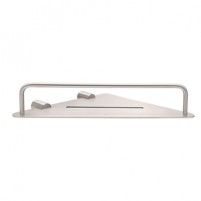 Match - Corner shelf - Brushed nickel