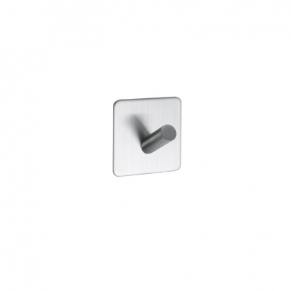 Base 200 - 1 Hook - Brushed stainless steel