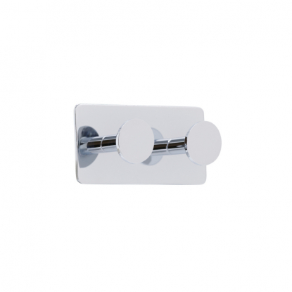 Omnia 210/00.26: 3 Double Wall Hook - Polished Chrome