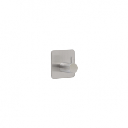 Base 220 - 1 Hook - Brushed stainless steel