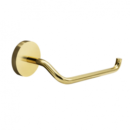 Calm - Toilet paper holder - Polished brass
