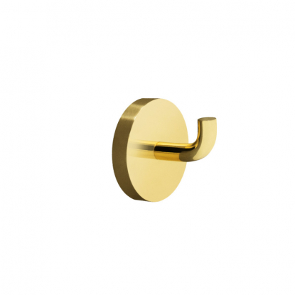 Calm - Single hook - Polished brass