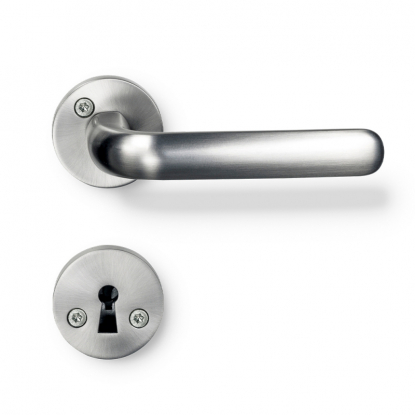 Door Handle Zermatt - Stainless Steel Look