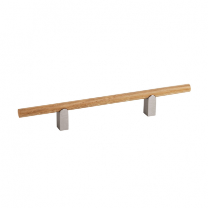 Handle Kumo Wood - Oak/stainless steel look