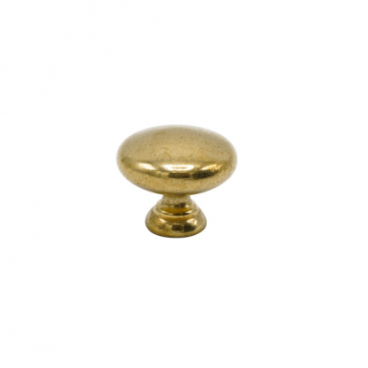 Knob 411 - Untreated Brass
