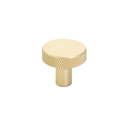 Knob Flat - Brass
