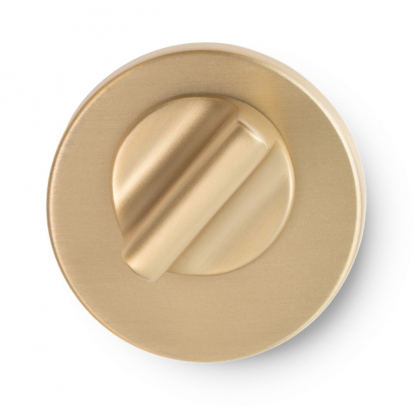 Toilet thumb turn R - Brushed gold