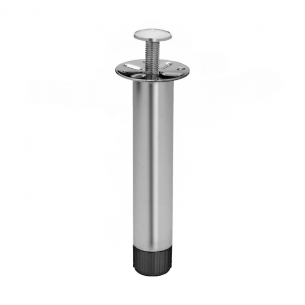 Furniture leg 180 - Zink - 1-pack in the group Products / Other products / Support legs at Beslag Design i Båstad Aktiebolag (stodben-180-krom-1st)