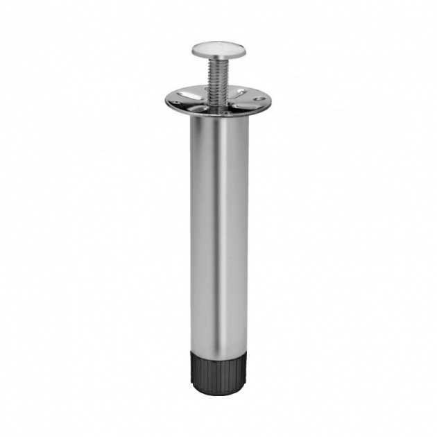 Furniture leg 180 - Zink - 4-pack in the group Products / Other products / Support legs at Beslag Design i Båstad Aktiebolag (stodben-180-krom-4st)