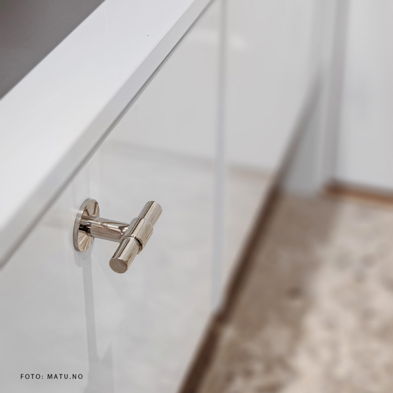 Knob T Uniform - Nickel Plated | Knobs | Beslag Design