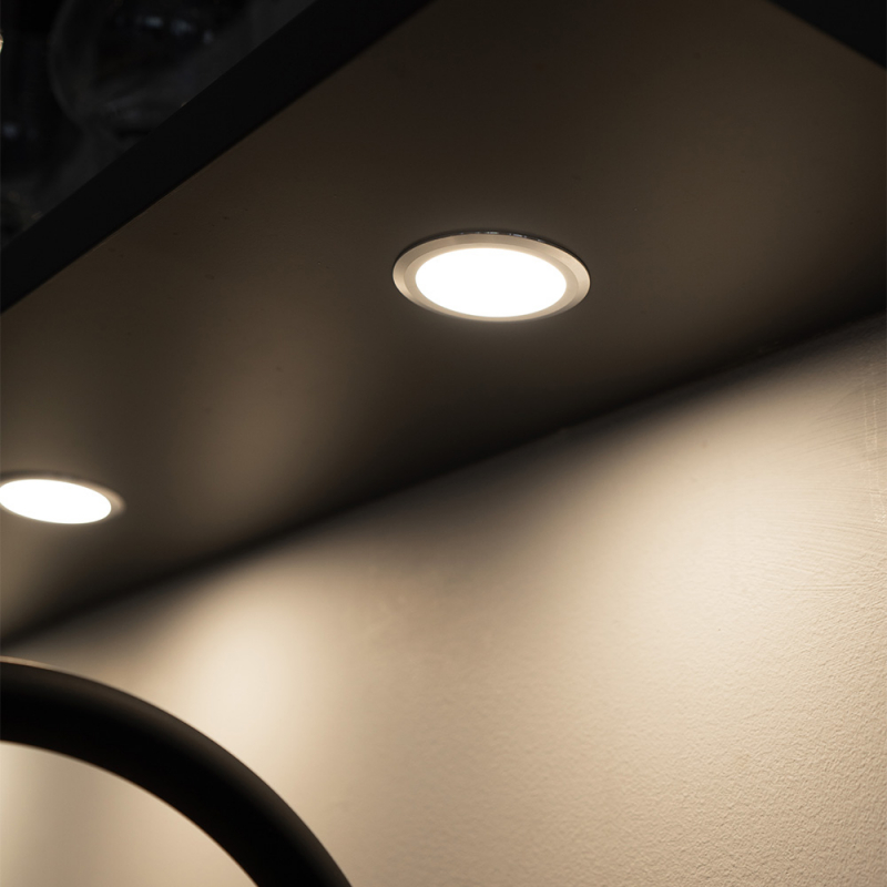 LED-spot Stella Flat - Stainless steel, Lighting