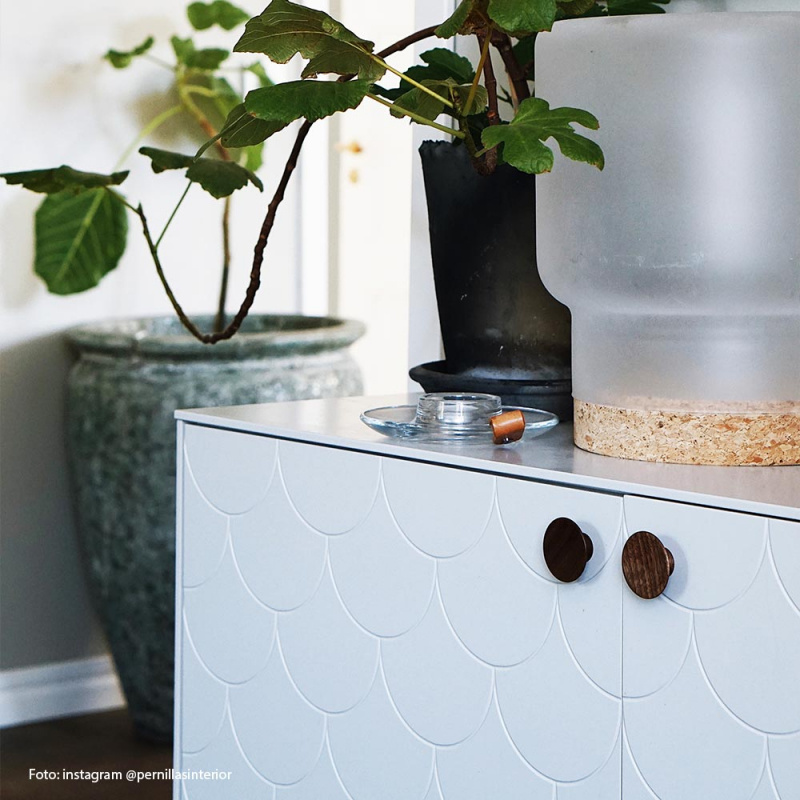 Knob Olympia - 50mm - Walnut