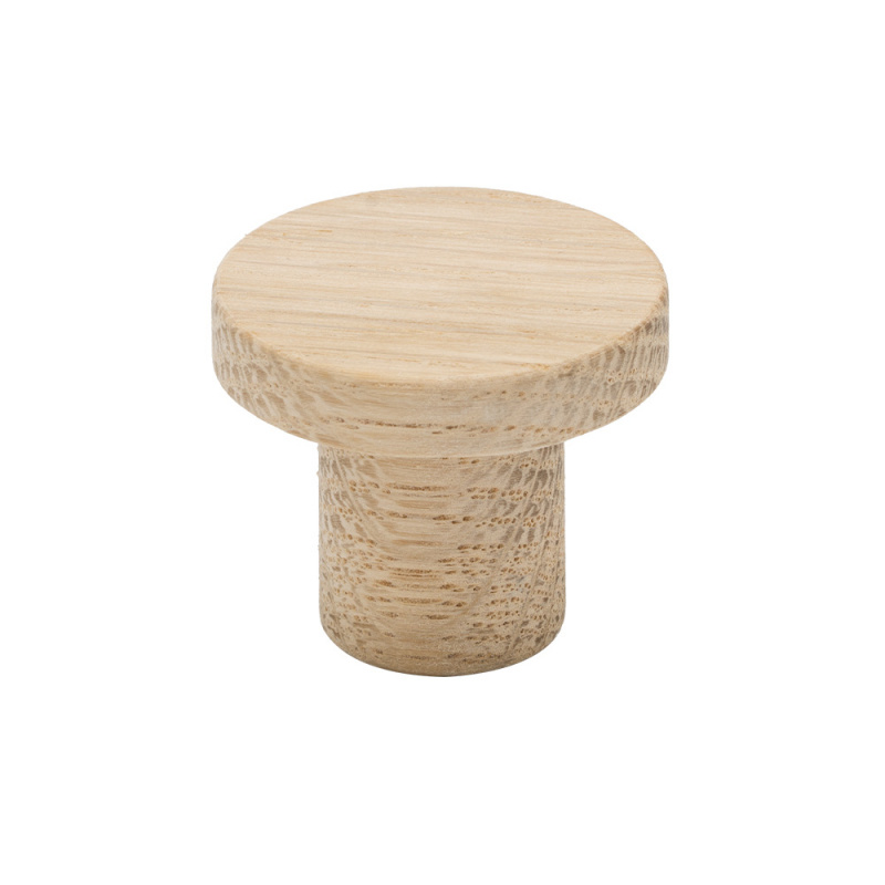 Knob Circum - 33mm - Untreated oak