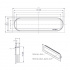 Recessed handle 512 - Stainless steel look Recessed handle 512 - Stainless steel look