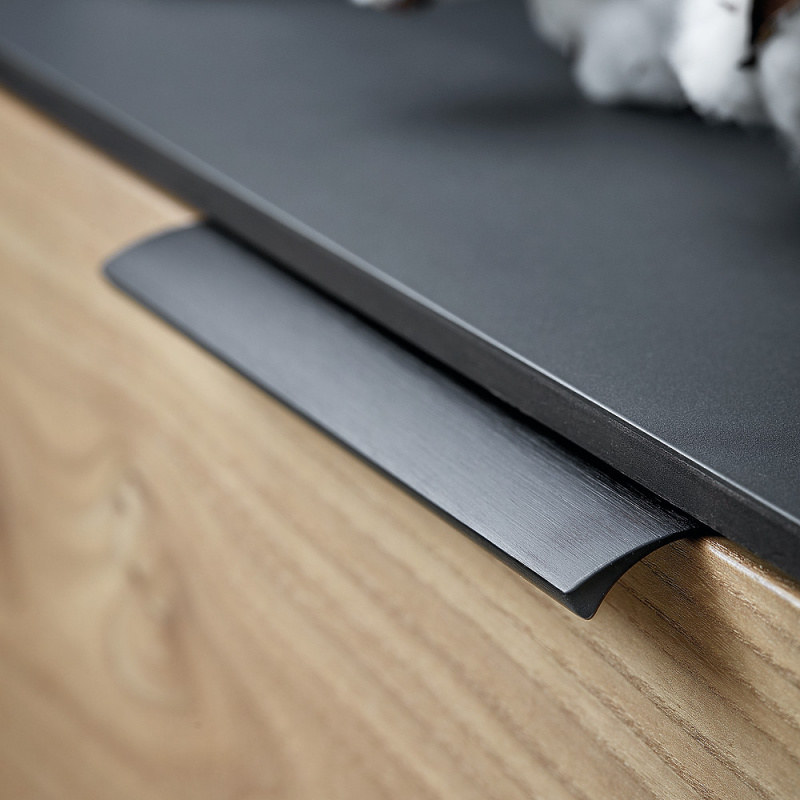 Profile handle Edge Straight - 40mm - Stainless steel look