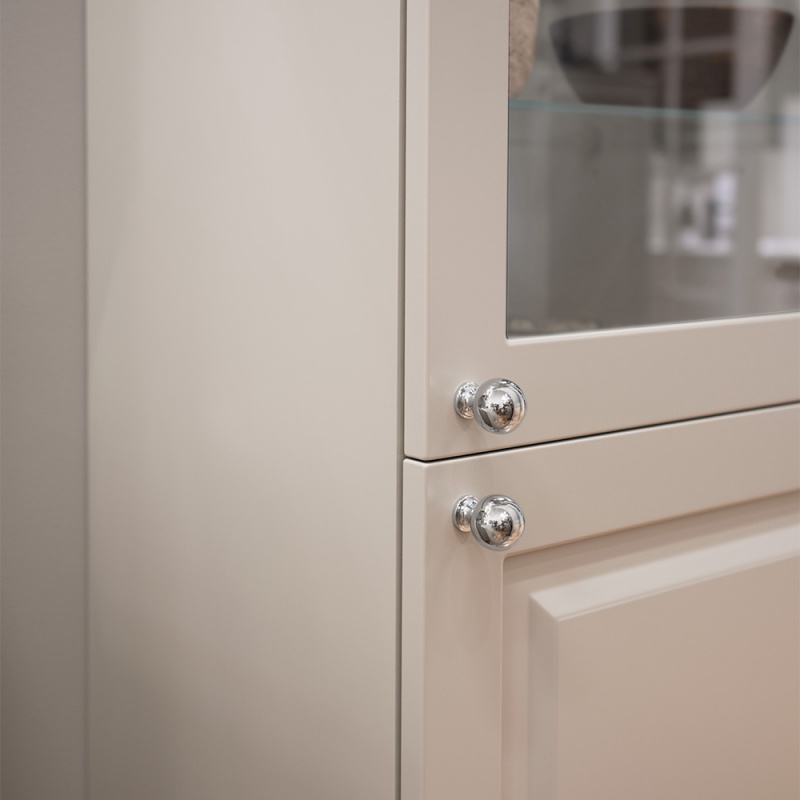 Knob Lily - 30mm - Chrome