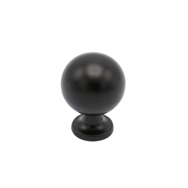 Knob Lily - 30mm - Matt black