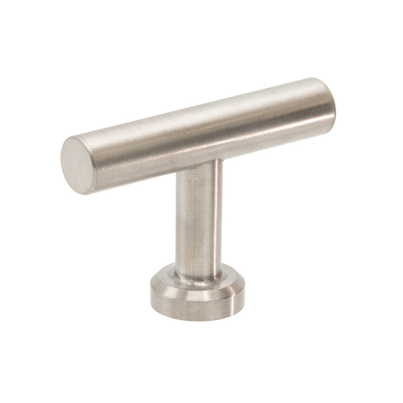 Knob T Viva - Brushed stainless steel