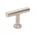Knob T Viva - Brushed stainless steel Knob T Viva - Brushed stainless steel