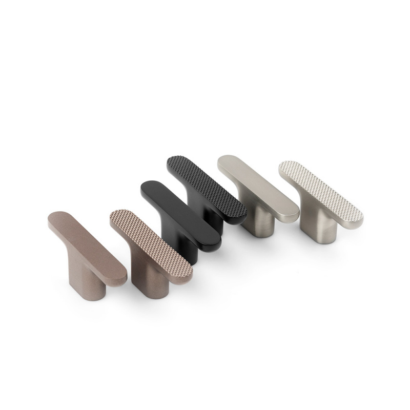 Knob T Vibe Plain - Stainless steel look