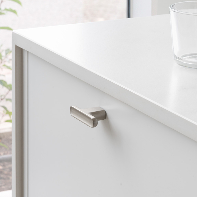 Knob T Vibe Soft - Stainless steel look