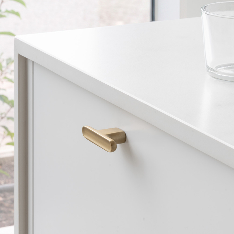 Knob T Vibe Soft - Brushed gold