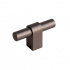 Knob T Trace - Dark bronze Knob T Trace - Dark bronze