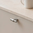 Knob T Trace - Stainless steel look Knob T Trace - Stainless steel look