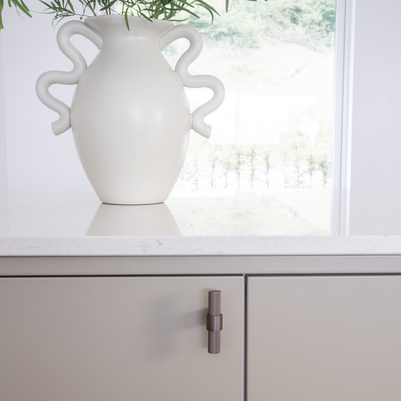 Knob T Helix - Dark bronze