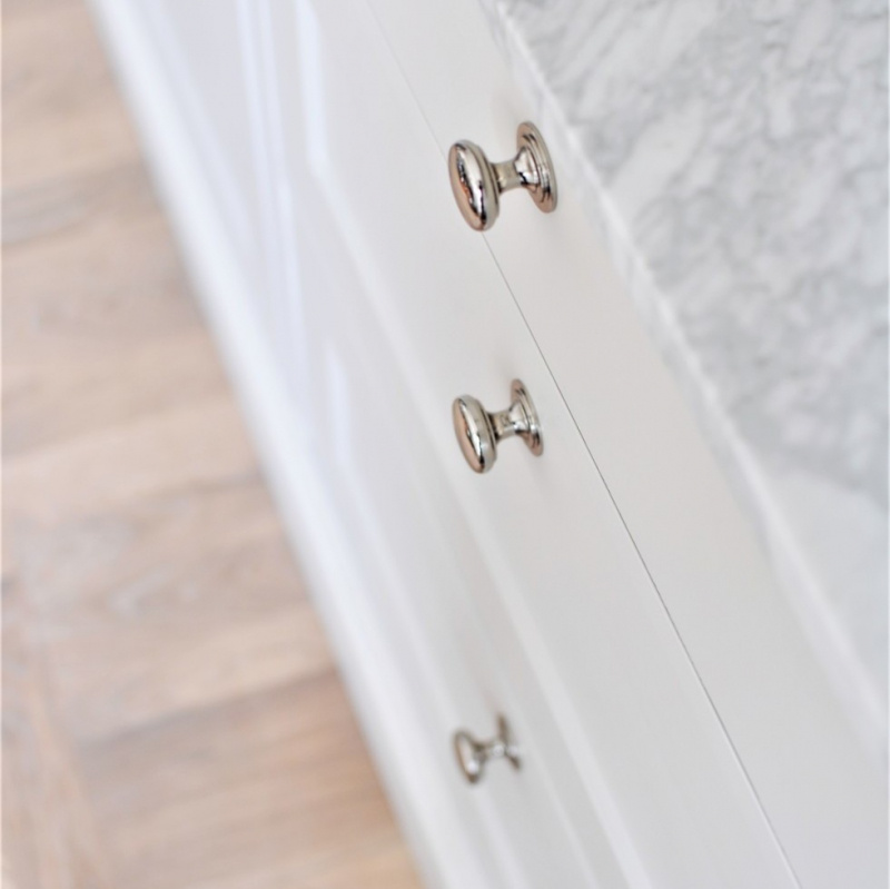 Knob Mynta - 32mm - Nickel plated