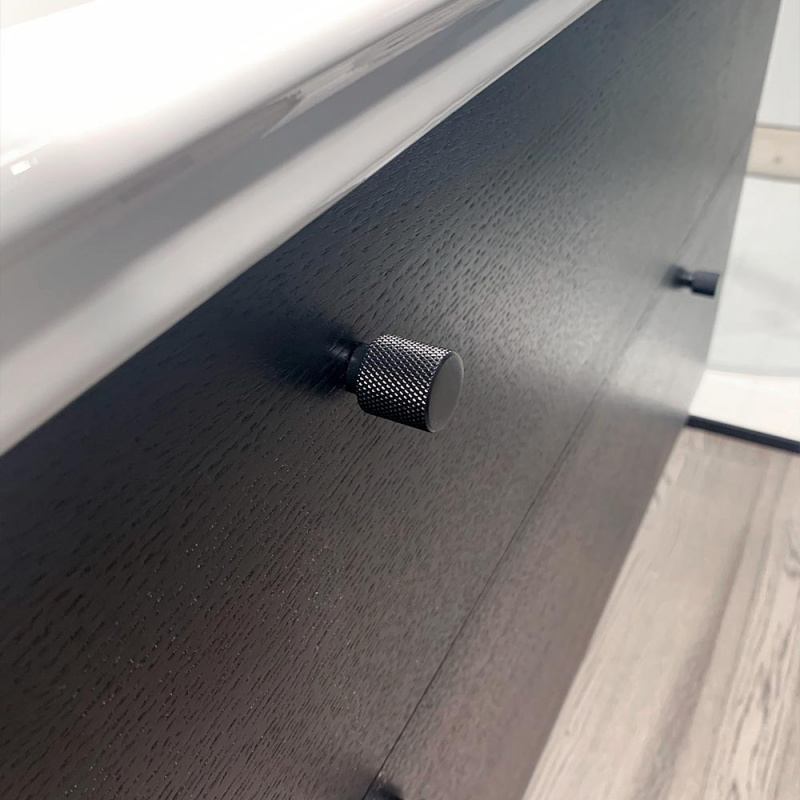 Knob Helix - 20mm - Matt Black