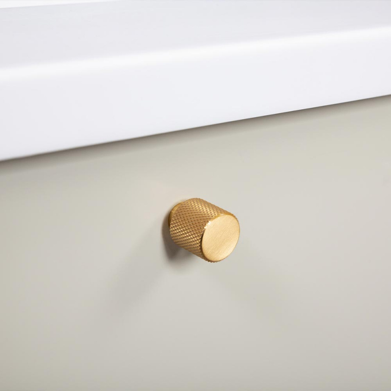 Knob Helix - 20mm - Brass
