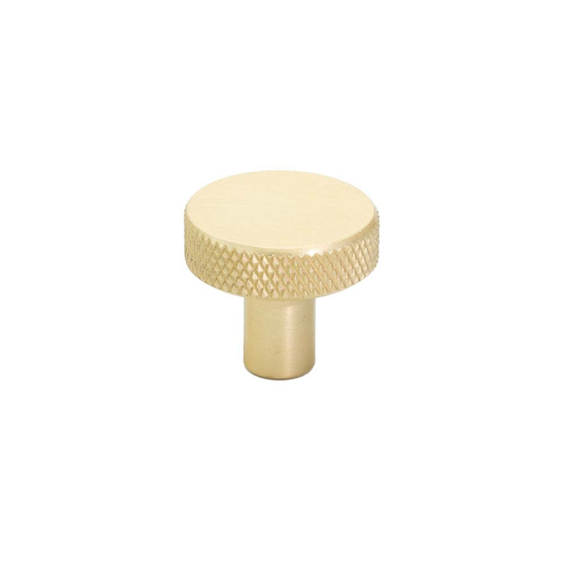 Knob Flat - 26mm - Brass