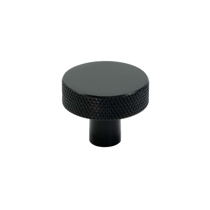 Knob Flat - 32mm - Matt black