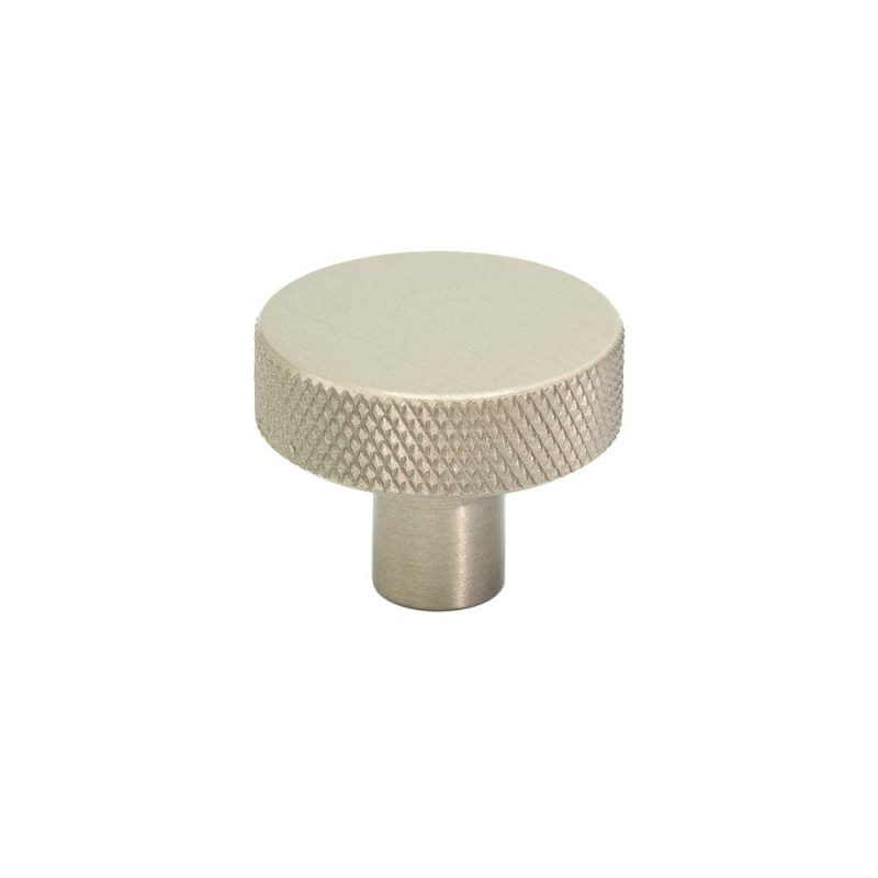 Knob Flat - 32mm - Stainless steel look