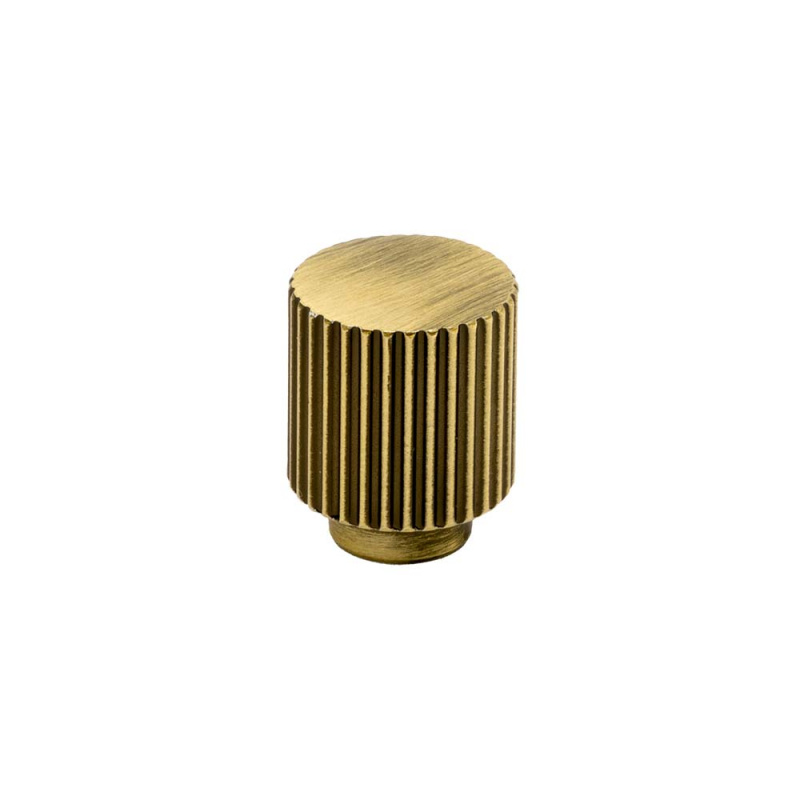 Knob Helix Stripe - 20mm - Antique Bronze