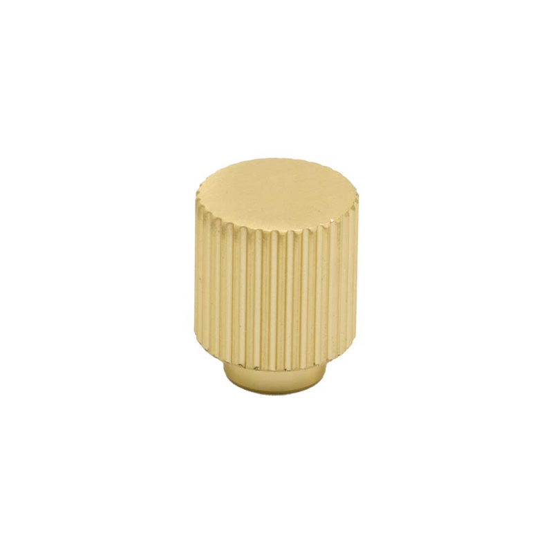 Knob Helix Stripe - 20mm - Brass