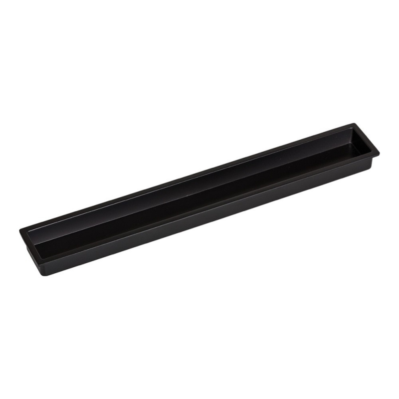 Recessed handle Cubic - Matt black