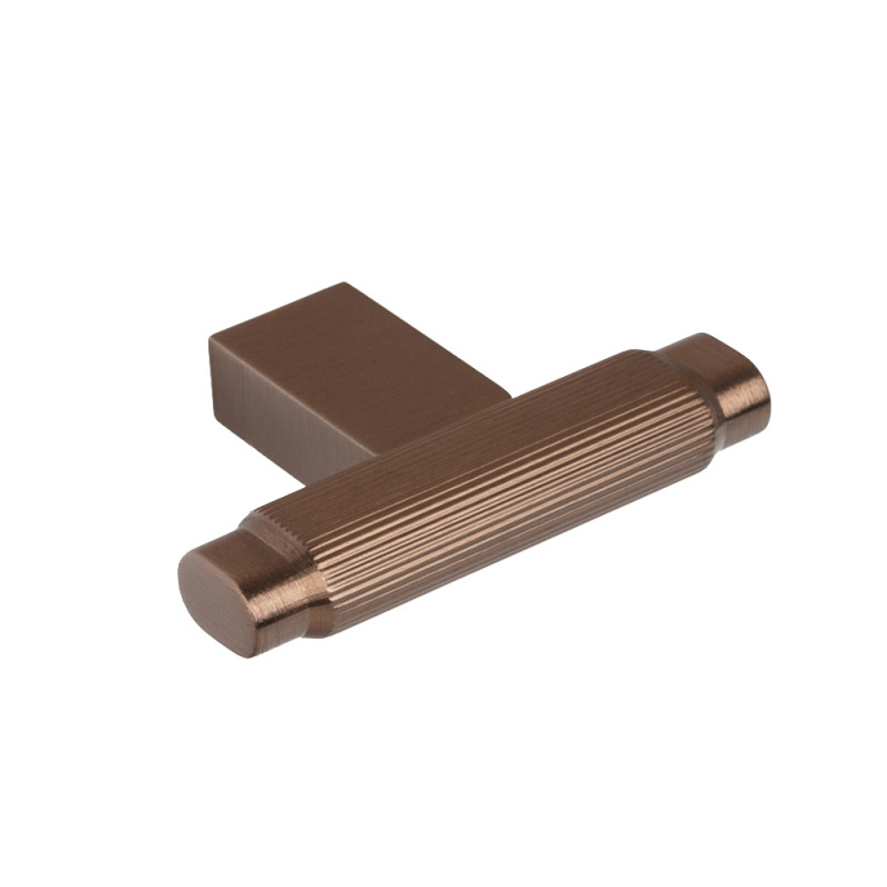 Knob T Brooklyn - Brushed bronze